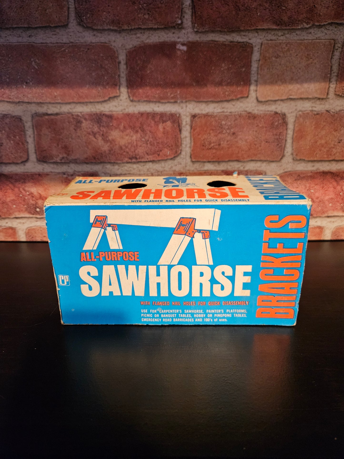 Vintage All Purpose Sawhorse Brackets in Original Box