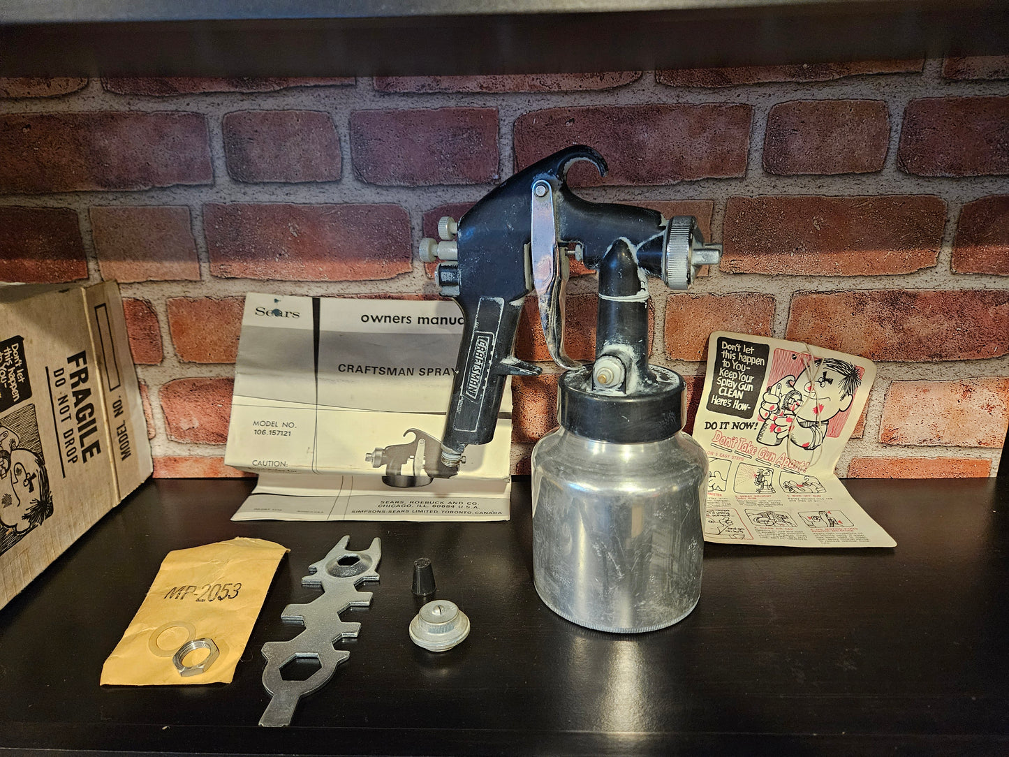 Vintage Sears Craftsman Paint Sprayer w/Original Box + More!