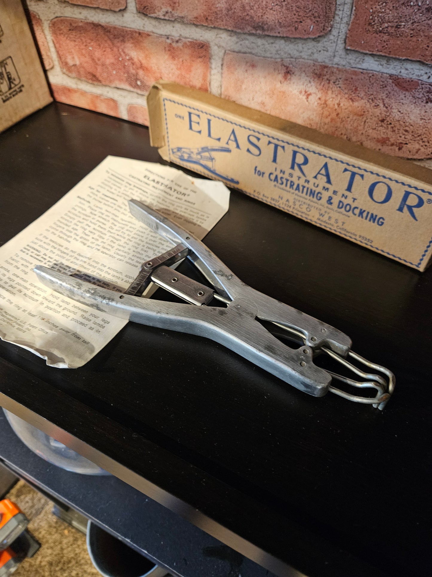 Vintage Elastrator Tool