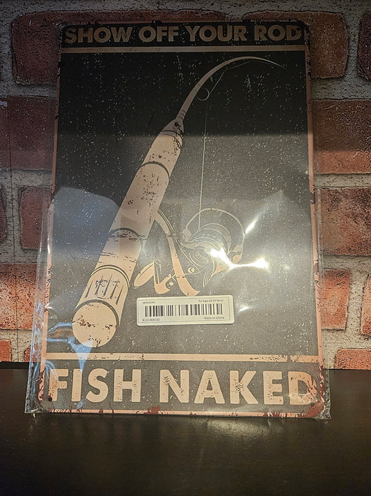 Fish Naked Metal Tin