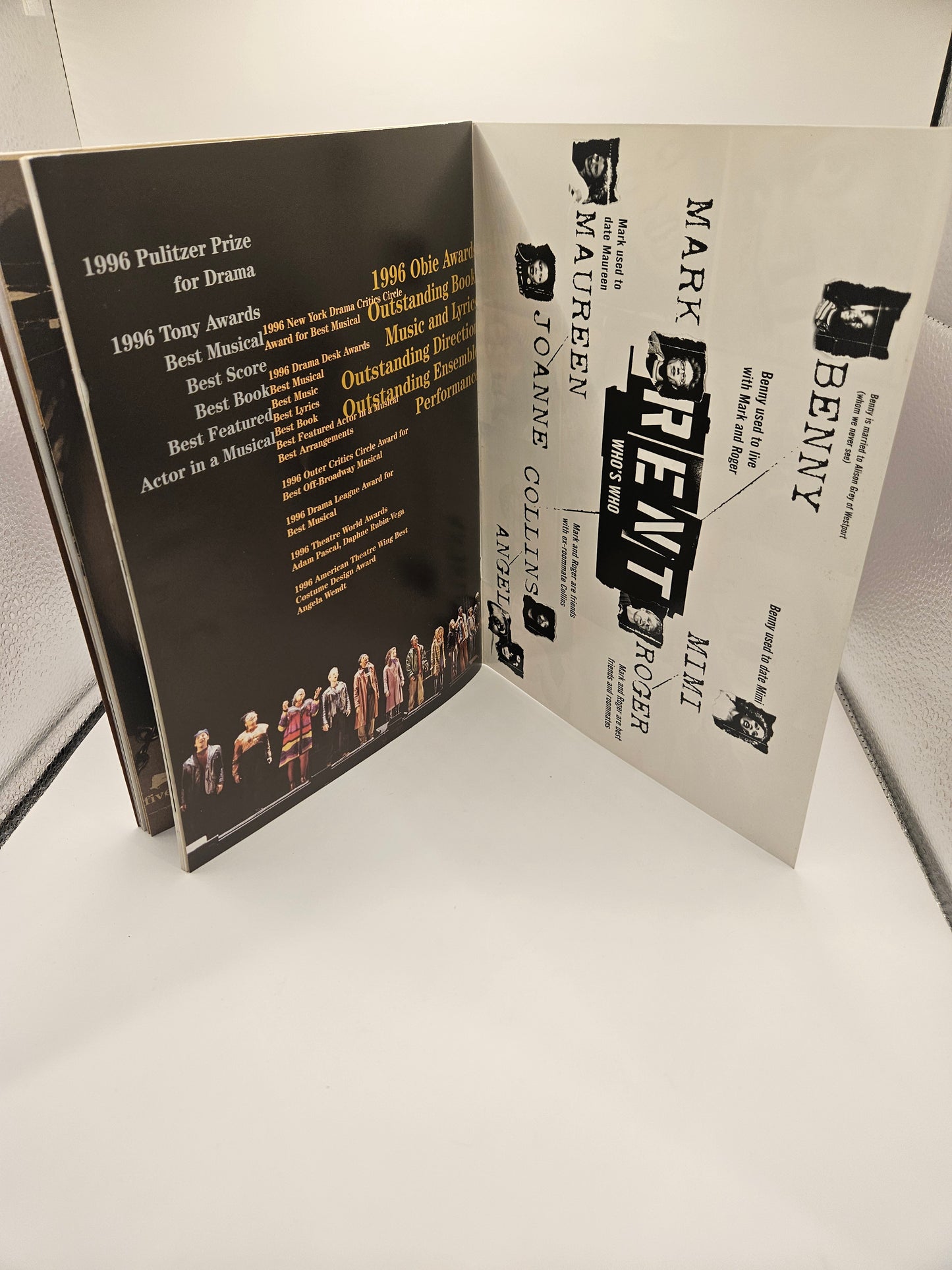 The Creation of Rent Souvenir Program Book with Centerfold Poster