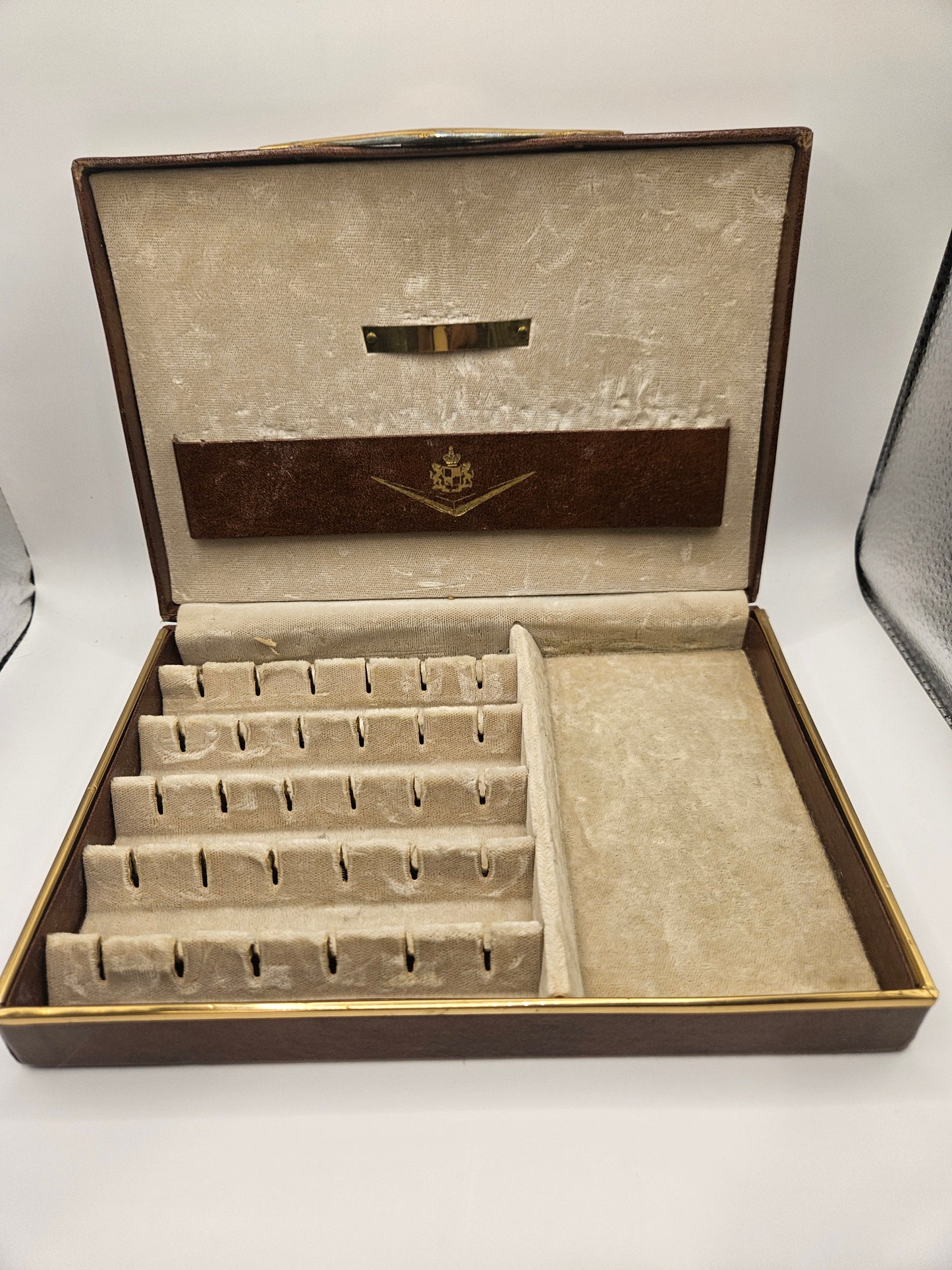 Vintage Babcock Valet Cufflink & Jewelry Box