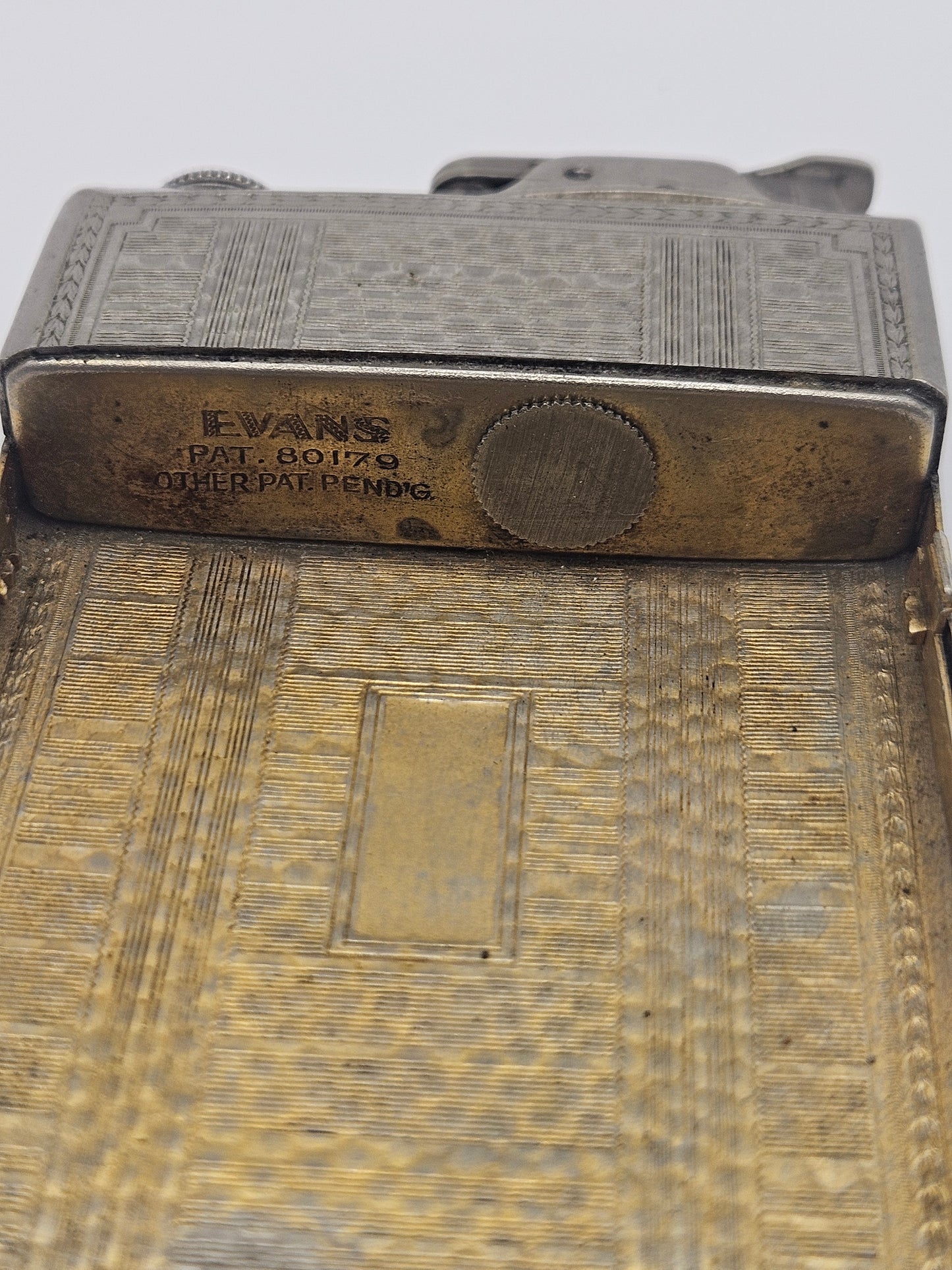 Antique Evans Cigarette Case & Lighter